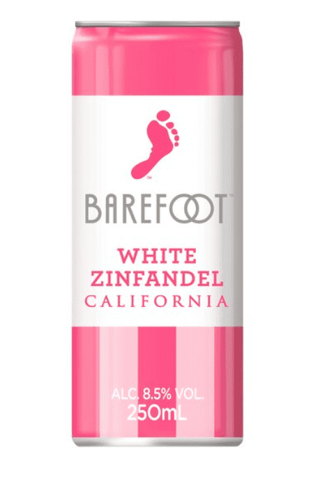 Barefoot White Zinfandel 250Ml Can