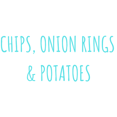 Chips, Onion Rings, Potatoes