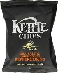 Kettle Chips Sea Salt & Black Peppercorn Case