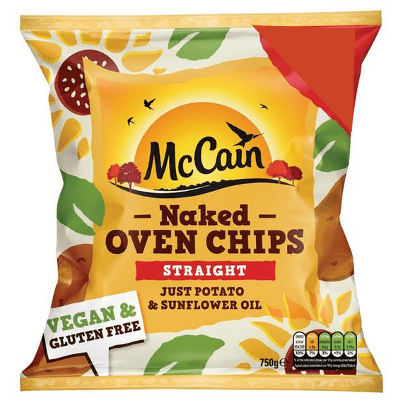 McCain Naked Oven Chips 750g