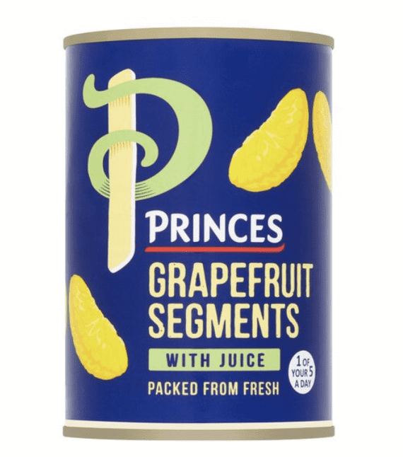 Princes Grapefruit In Juice 411G