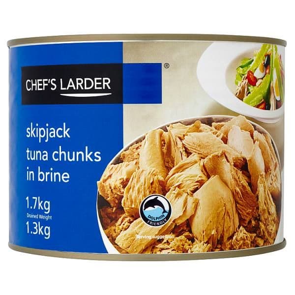 1.7KG Canned Skipjack Tuna Chunks - Bulk Ration Supplies