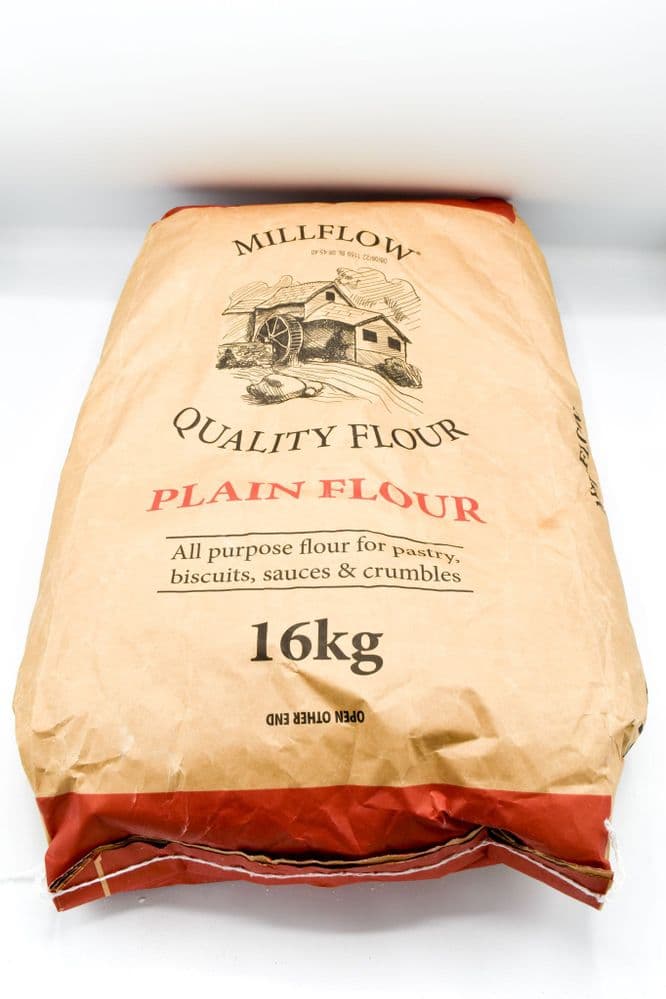16kg Plain Flour - Bulk Food Ration Storage