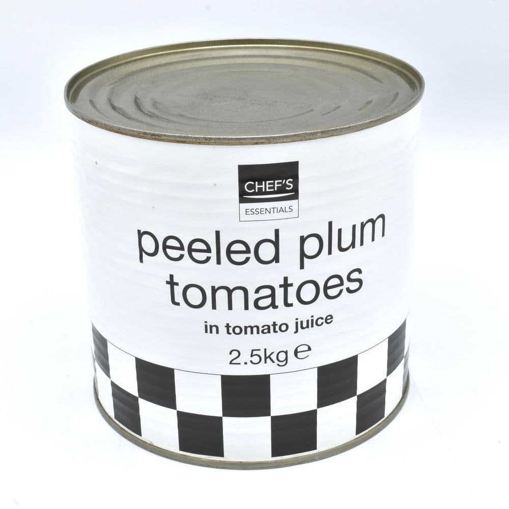 2.5kg Canned Plum Tomatoes - Bulk Food Ration Supplies