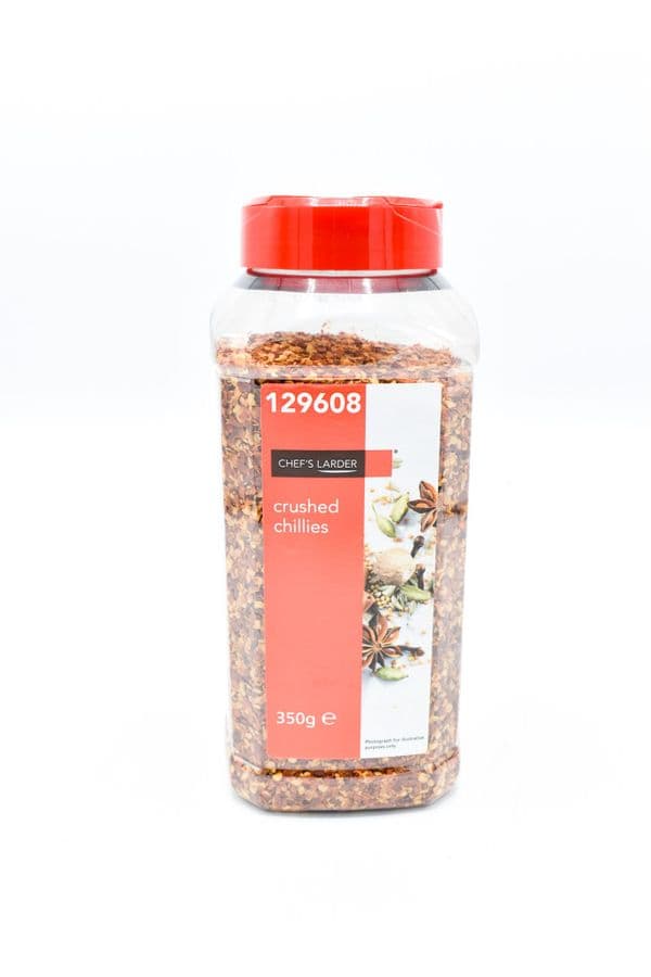 350g Crushed Chillies - Bulk Food Ration Storage