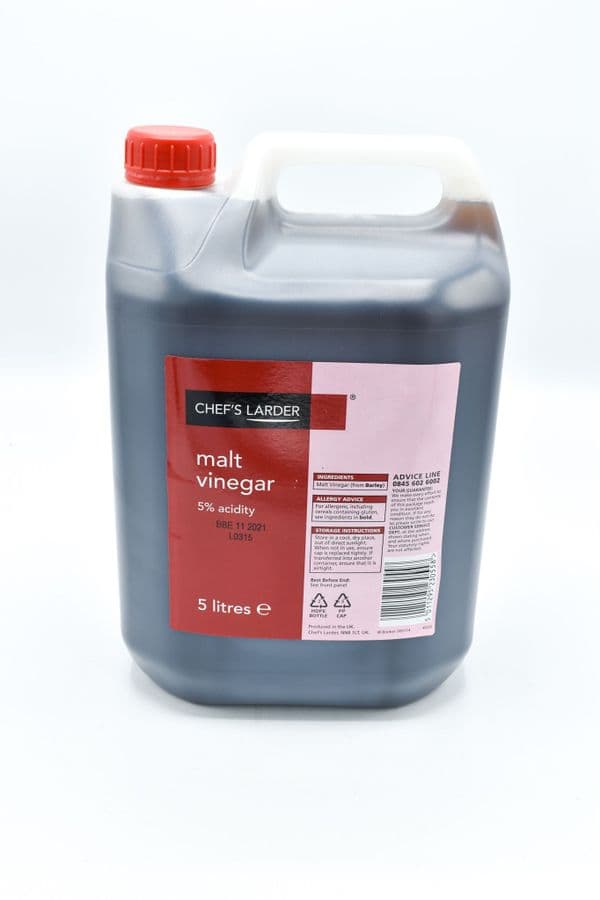 5 Litres Malt Vinegar - Bulk Ration Supplies