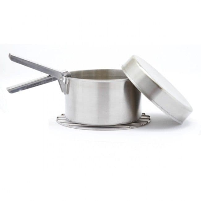 Kelly Kettle Large Cook Set (Stainless) For Base Camp & Scout