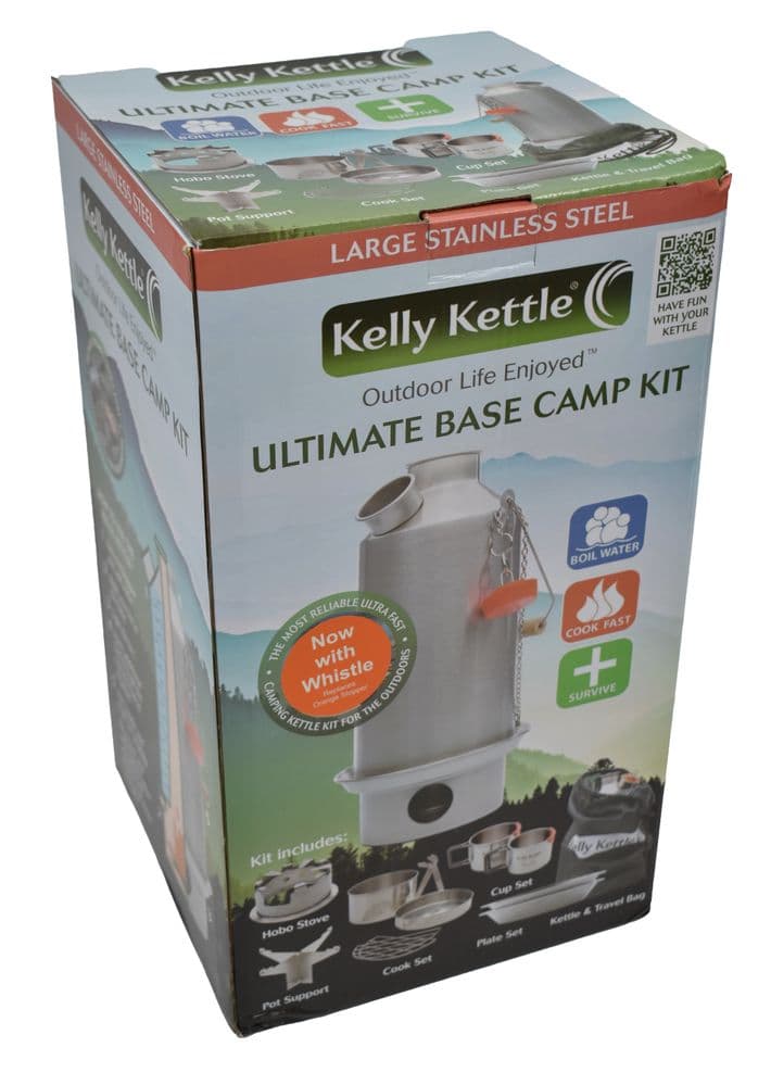 Kelly Kettle Ultimate Base Camp Kit Large Stainless Steel