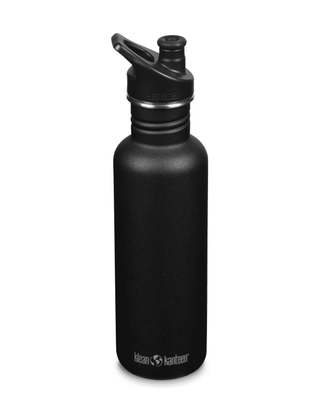 Klean Kanteen Classic Bottle W/ Sport Cap 800ml - Shale Black