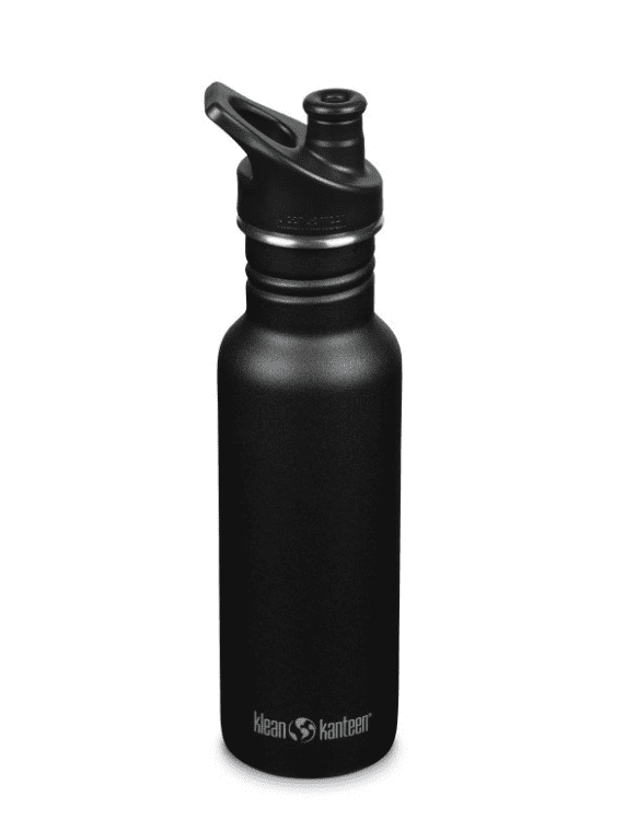 Klean Kanteen Classic Narrow 532ml bottle w/ Sport Cap - Shale Black