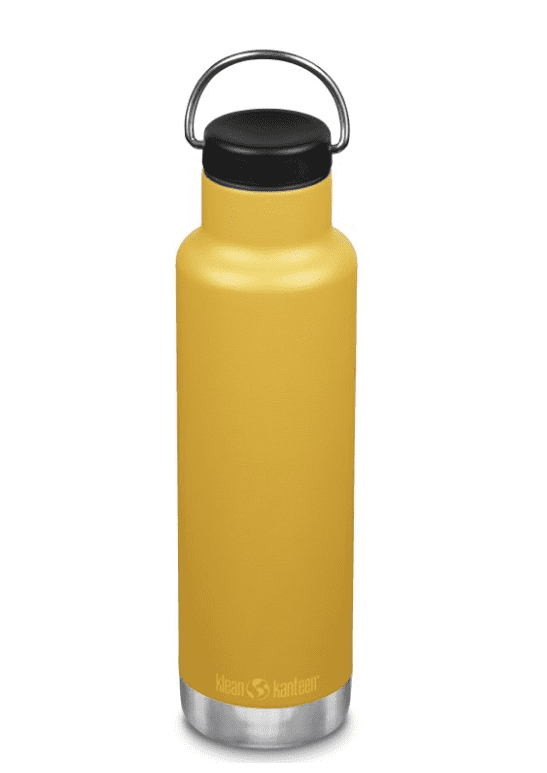 Klean Kanteen Insulated Classic Bottle w/ Loop Cap 592ml- Marigold Yellow