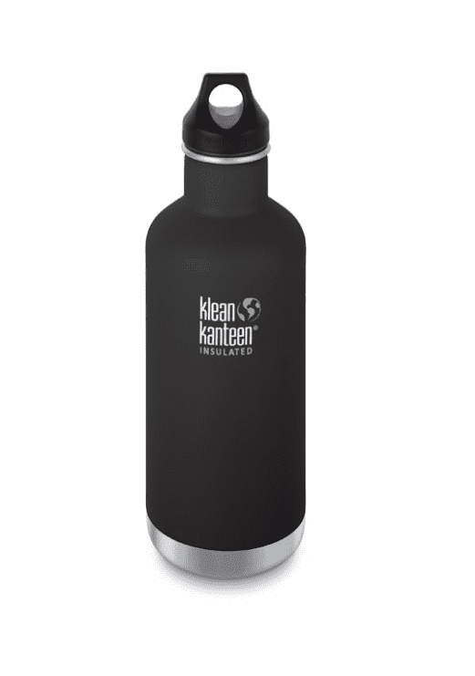 Klean Kanteen Insulated Classic Bottle w/ Loop Cap 946ml - Shale Black