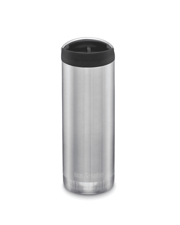 Klean Kanteen Insulated TKWide Bottle w/ Café Cap 473ml - Brushed Stainless