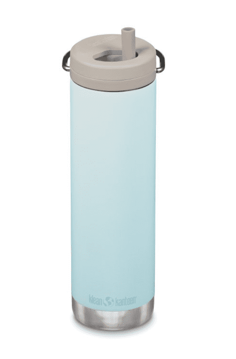 Klean Kanteen Insulated TKWide Bottle w/ Twist Cap and Straw 592ml - Blue Tint