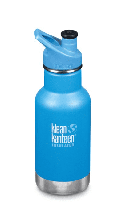 Klean Kanteen Kid Insulated Bottle Narrow Classic w/ Sport Cap 355ml - Pool Party Blue
