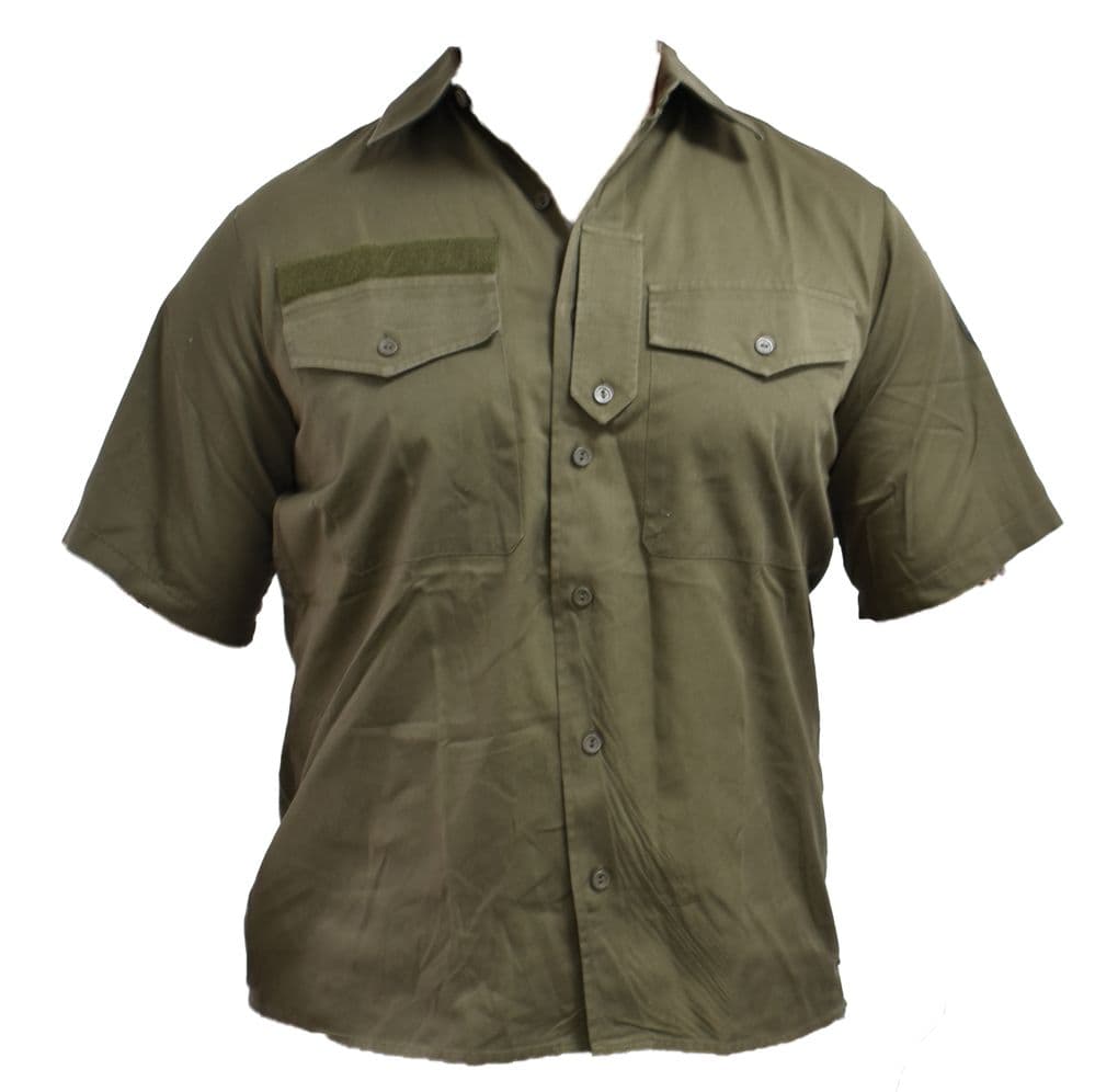 Austrian Military Lightweight Olive Green Short Sleeve Shirt