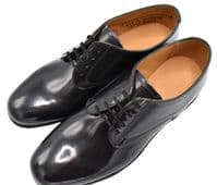 British Military Black Leather Women's Gibson Shoe