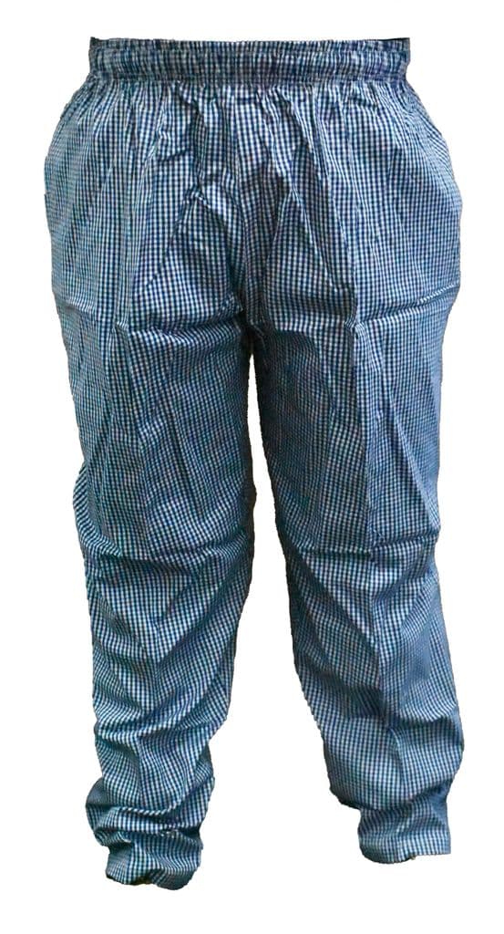 British Military Surplus Blue Checkered Chef Trousers