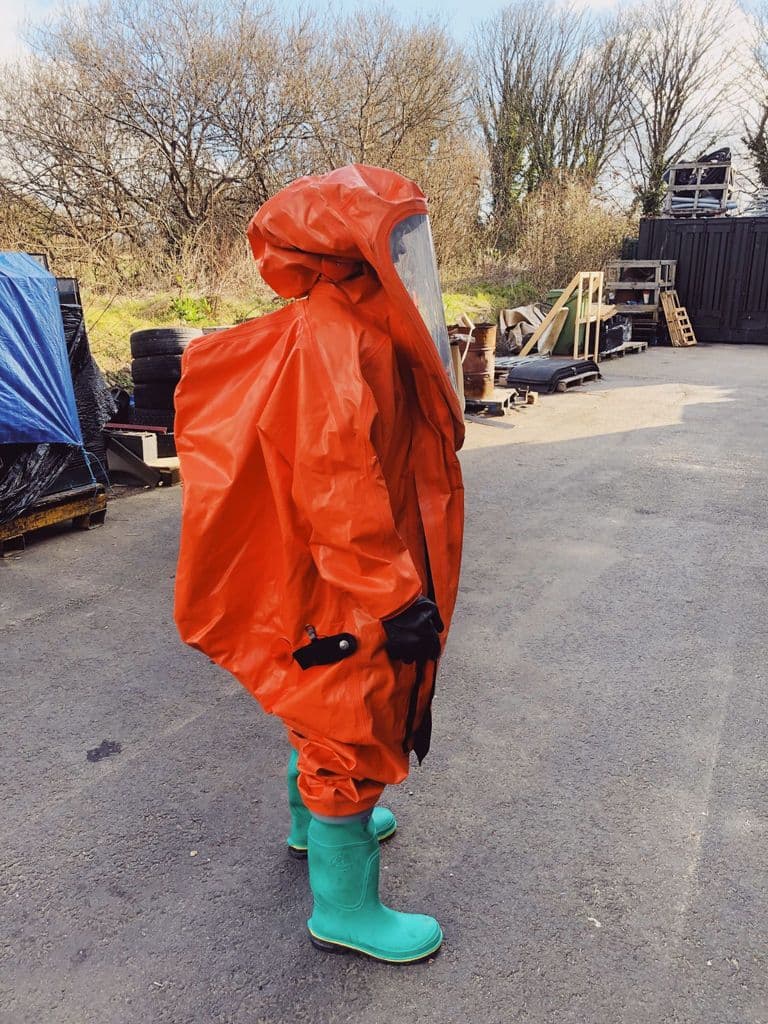 British Respirex Chemical Ex HM Fire Service Protective Suit