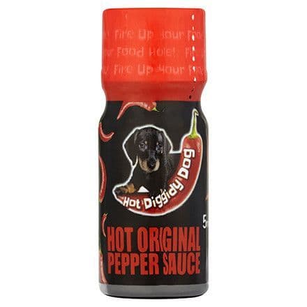 BULK BUY - British Army Hot Diggidy Dog Original Hot Sauce 5ml Bottle x 50