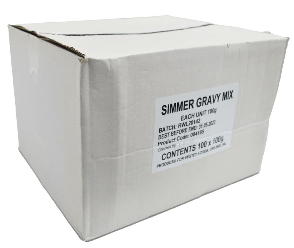 BULK BUY British Military Ration Pack 100g Simmer Gravy Ration Mix x 100