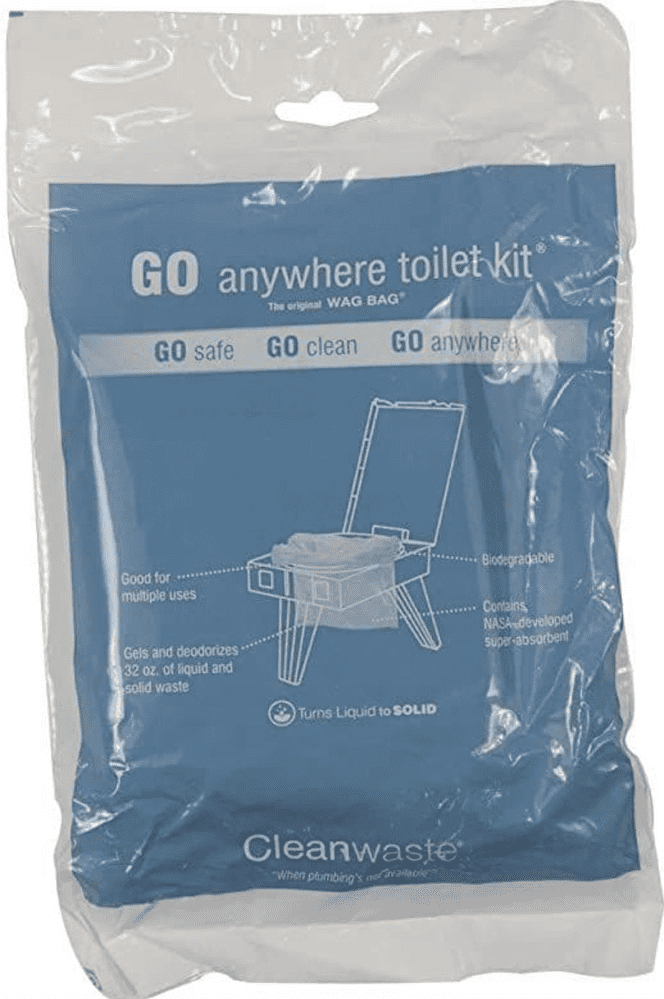 Cleanwaste Go Anywhere Toilet Kit