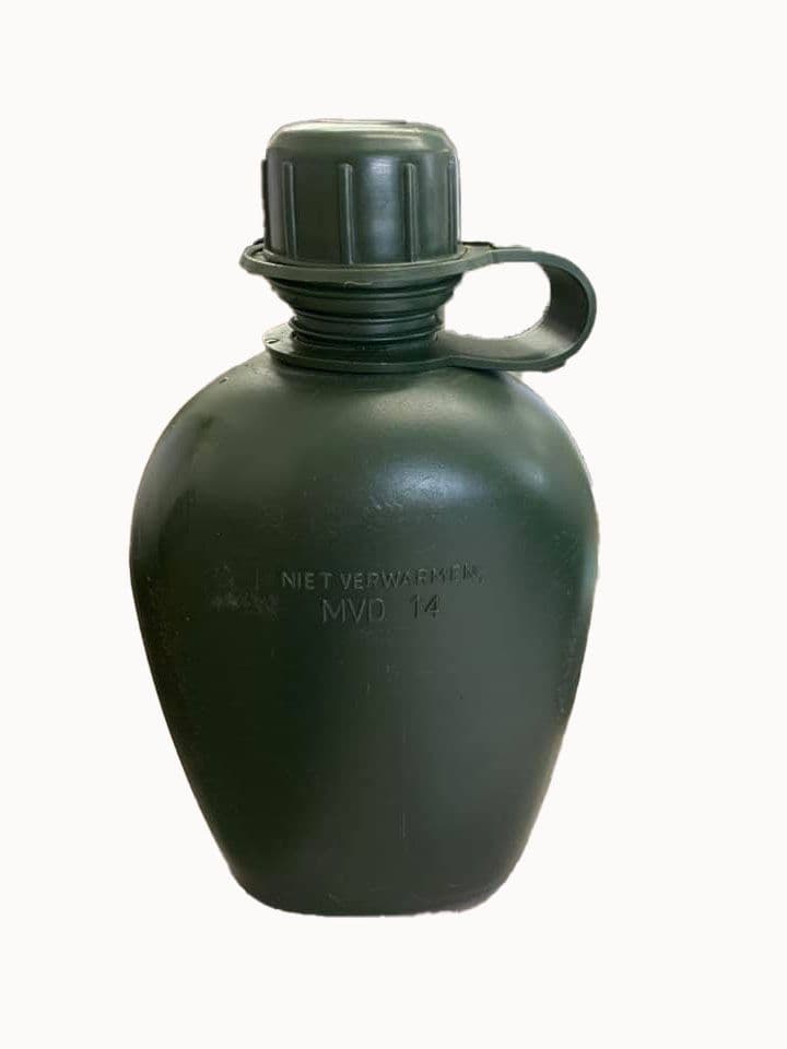 Dutch  Military 1L Water Bottle - Olive