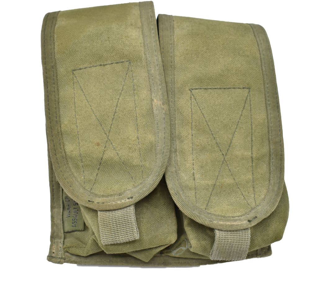 Ex Military Warrior Assault Systems Double Magazine Pouch - Olive