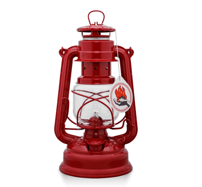 Feuerhand Baby Special 276 Hurricane Lantern - Ruby Red
