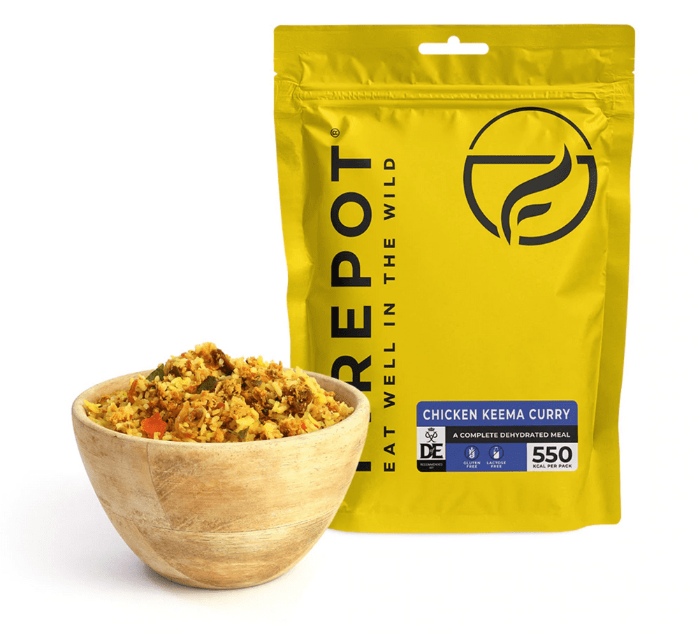Firepot Dehydrated Ration Meal Pouch - Chicken Keema Curry