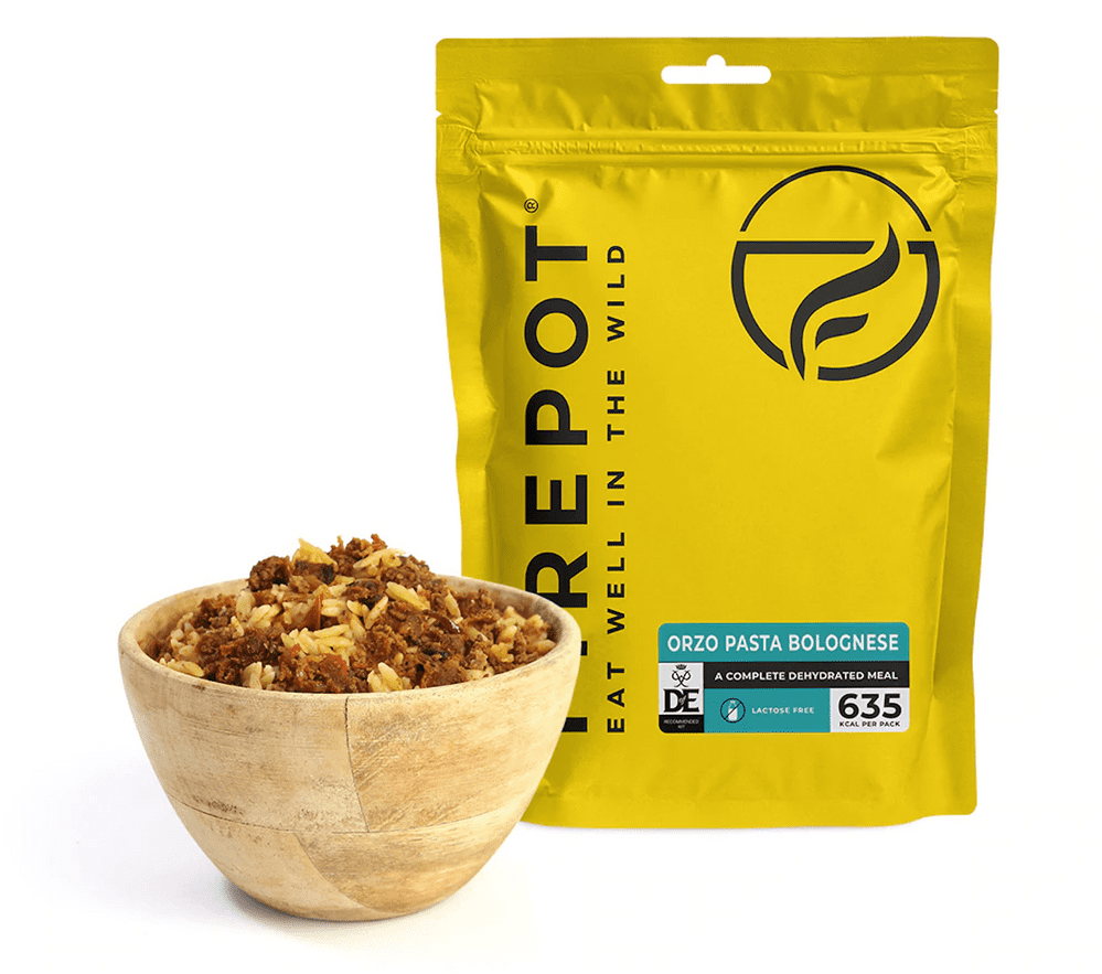 Firepot Dehydrated Ration Meal Pouch - Orzo Pasta Bolognese
