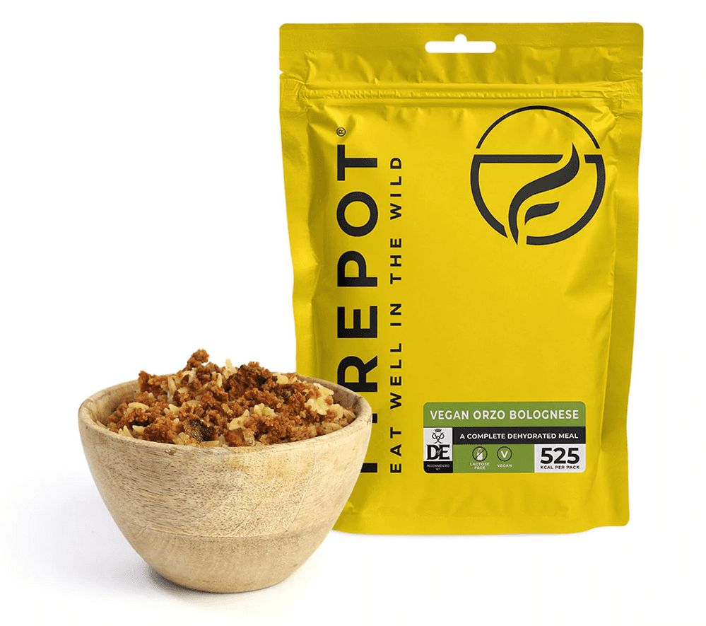 Firepot Dehydrated Ration Meal Pouch - Vegan Orzo Bolognese
