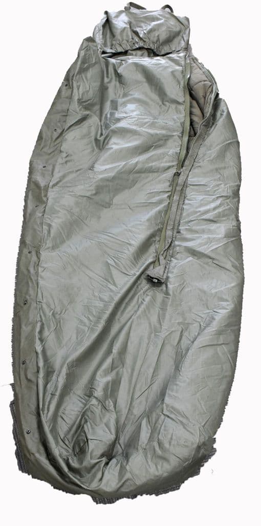French Military Cold Weather Sleeping Bag - Built In Ground Sheet