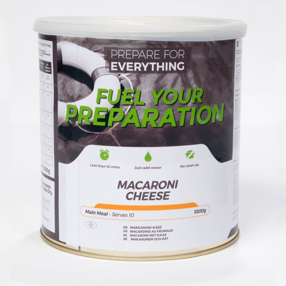 Fuel Your Preparation Freeze Dried Food Ration Meal Tin - Macaroni Cheese