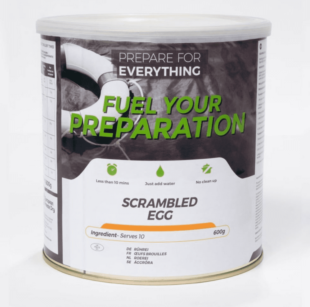 Fuel Your Preparation Freeze Dried Ration Meal Tin - Scrambled Egg