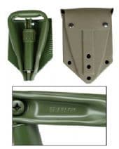Genuine EX NATO 3 Way Folding Shovel + Case