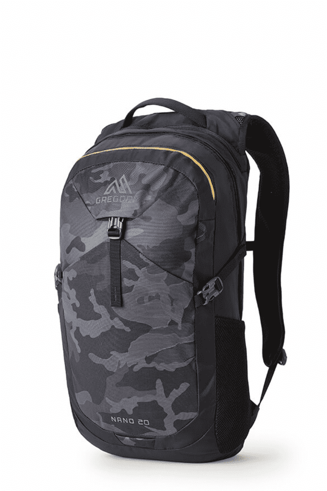 Gregory Essential Hiking Nano 20 Litre Backpack - Black Woodland Camo