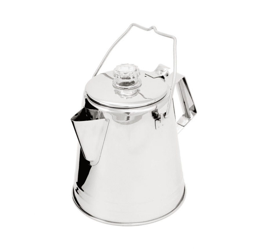 GSI Outdoors Glacier Stainless Steel Coffee Percolator - 8 Cup / 1.2L