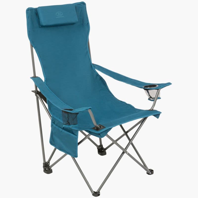 Highlander Duart Folding Camping Chair - Blue