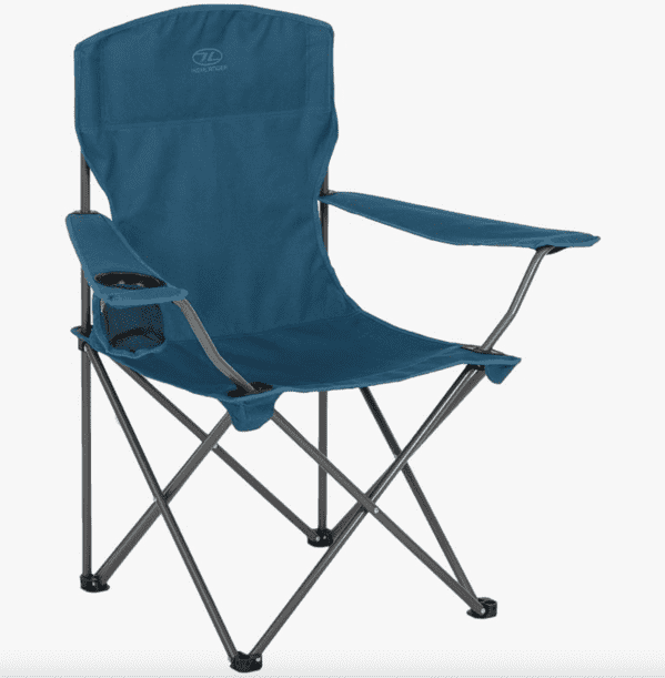 Highlander Edinburgh Camp Chair - Marine Blue