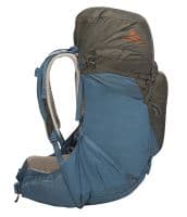 Kelty Zyro 54 Women's Backpack- Beluga Brown/Tapestry Blue