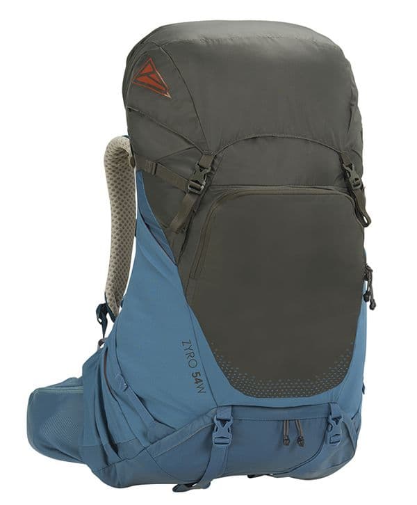 Kelty Zyro 54 Women's Backpack- Beluga Brown/Tapestry Blue