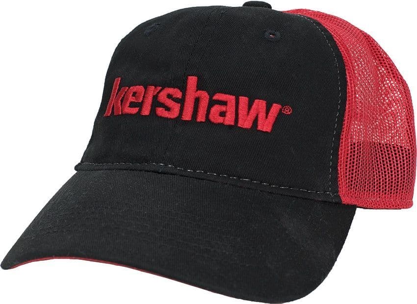 Kershaw Knives Trucker Cap - Black/Red