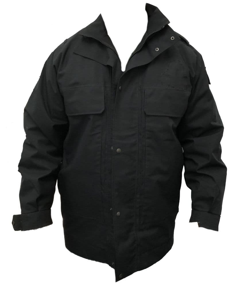 British Military Black Lightweight Waterproof Jacket - Style 16