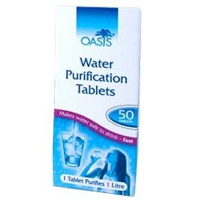Oasis / Aquatabs Water Purification Tablets- 50 Tablets