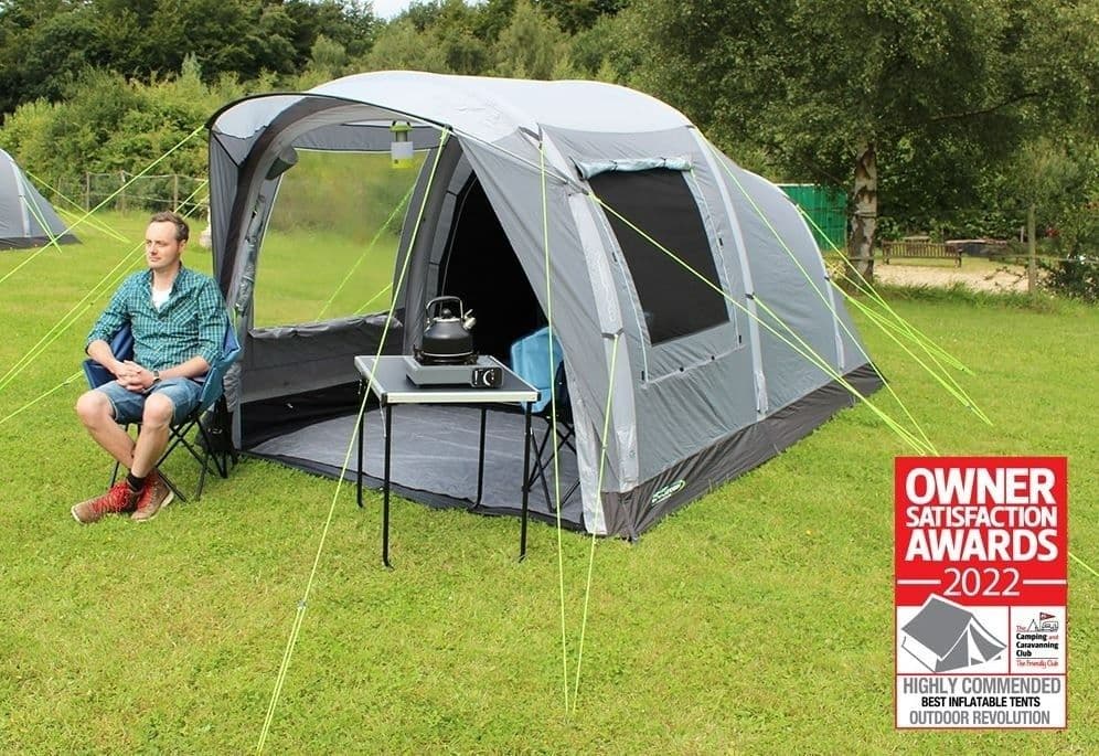 Outdoor Revolution Camp Star 350 Three Person Air Tent Bundle (2022)