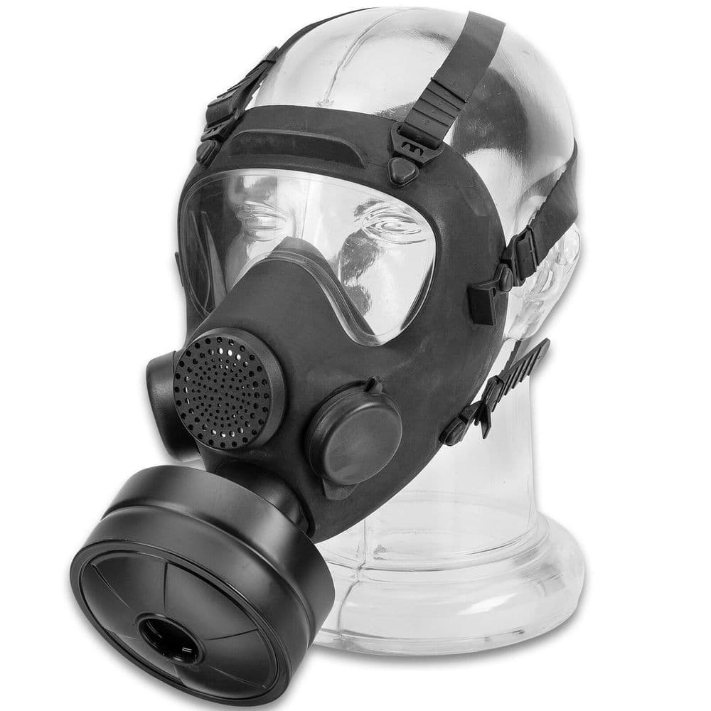 Polish Military MP5 Gas Mask With Filter & Bag