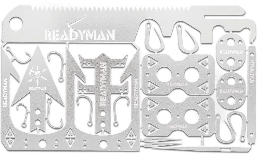 Readyman Enhanced Wilderness Survival Card Tool