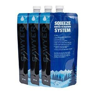 Sawyer 1L Squeezable Pouch - Pack Of 3