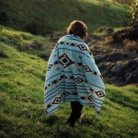 Slowtide Journey Large Fleece Blanket